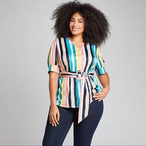NWT Lane Bryant colorful top